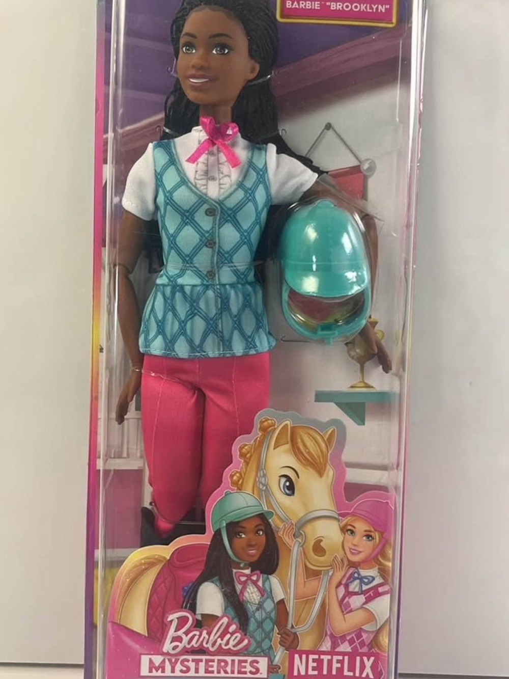 Barbie Brooklyn Doll in Teal Vest & Pink Pants